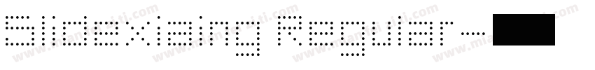 Slidexiaing Regular字体转换